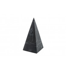 Пирамида из шунгита высокая матовая 6 см