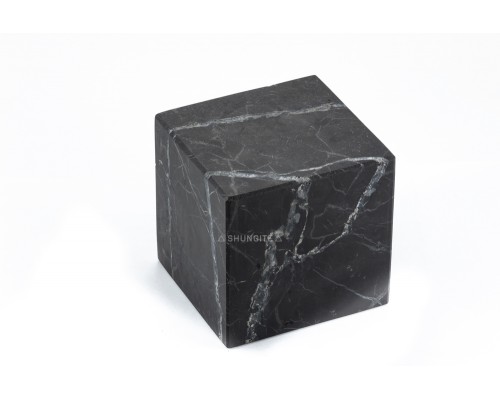 Куб неполированный из шунгита 8 см 
