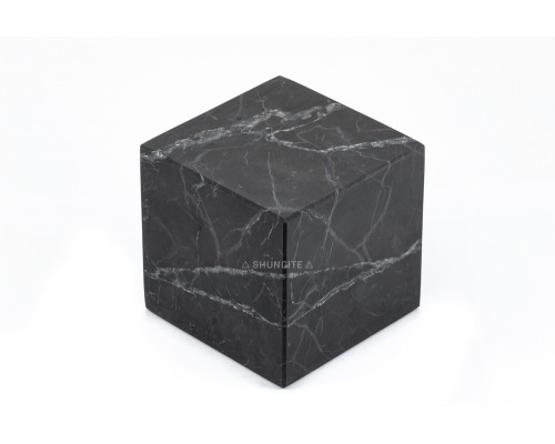 Куб неполированный из шунгита 9 см 