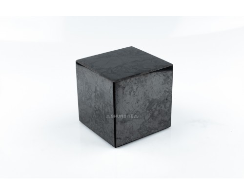 Шунгит полированный куб 5 см